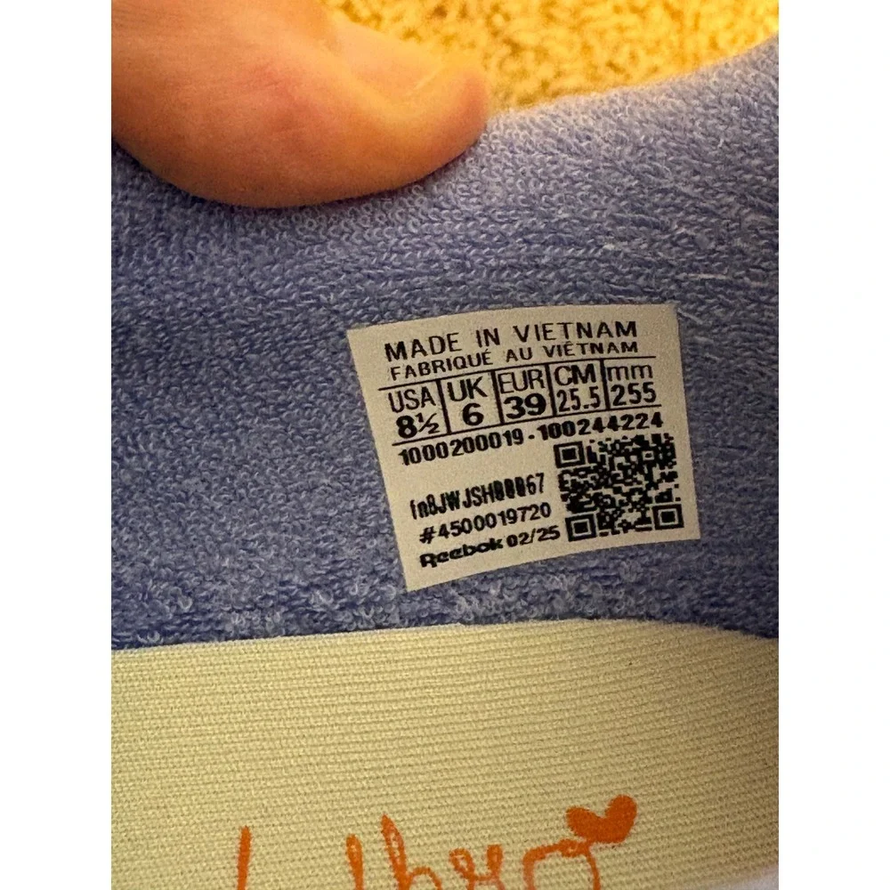 Reebok x Anthropologie Classic AZ Sneakers periwinkle with box Womens 8.5